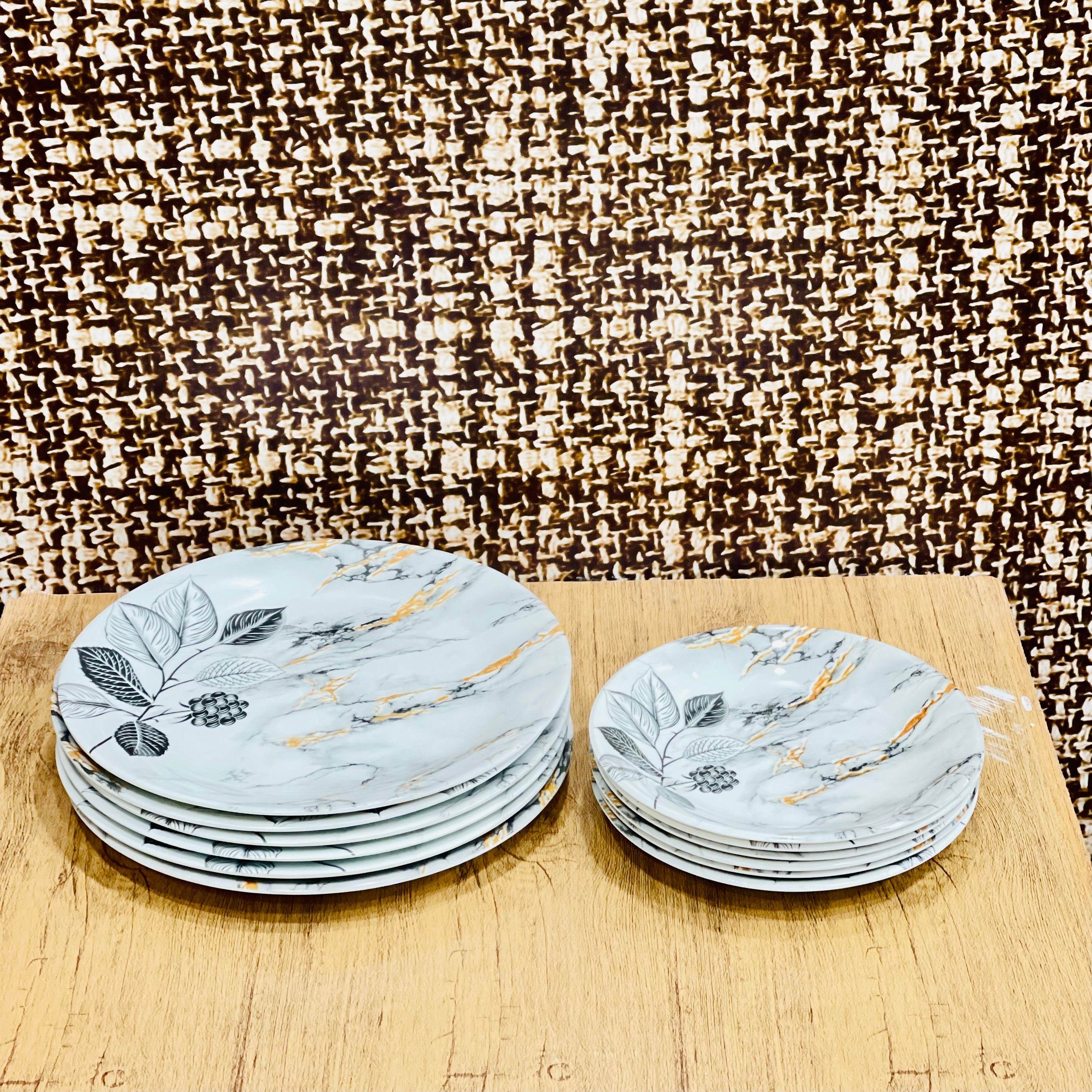 Melamine plate set best sale