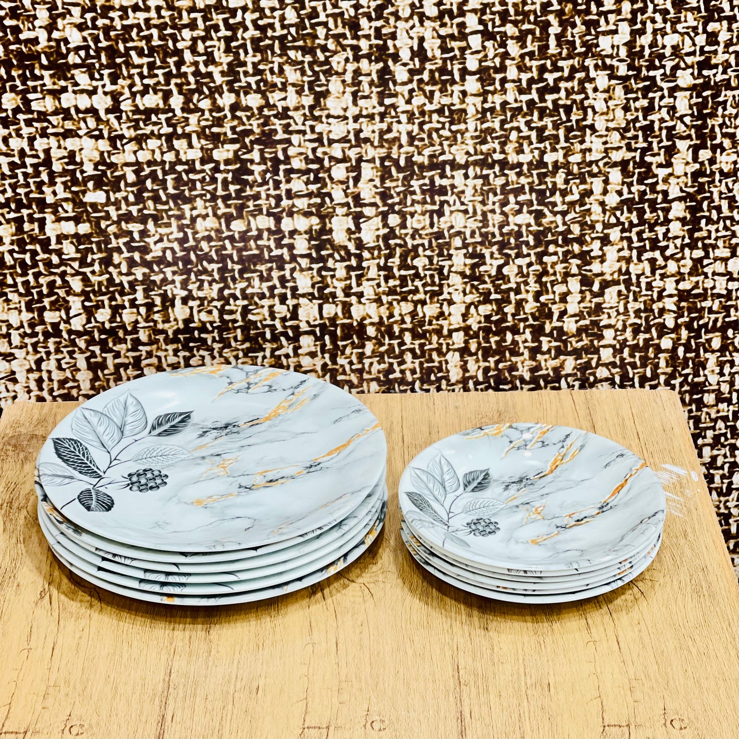 Melamine Plates Set of 12pcs