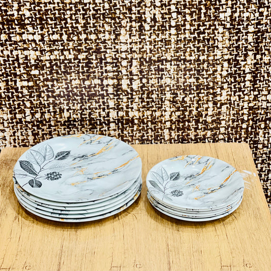 Melamine Plates Set of 12pcs