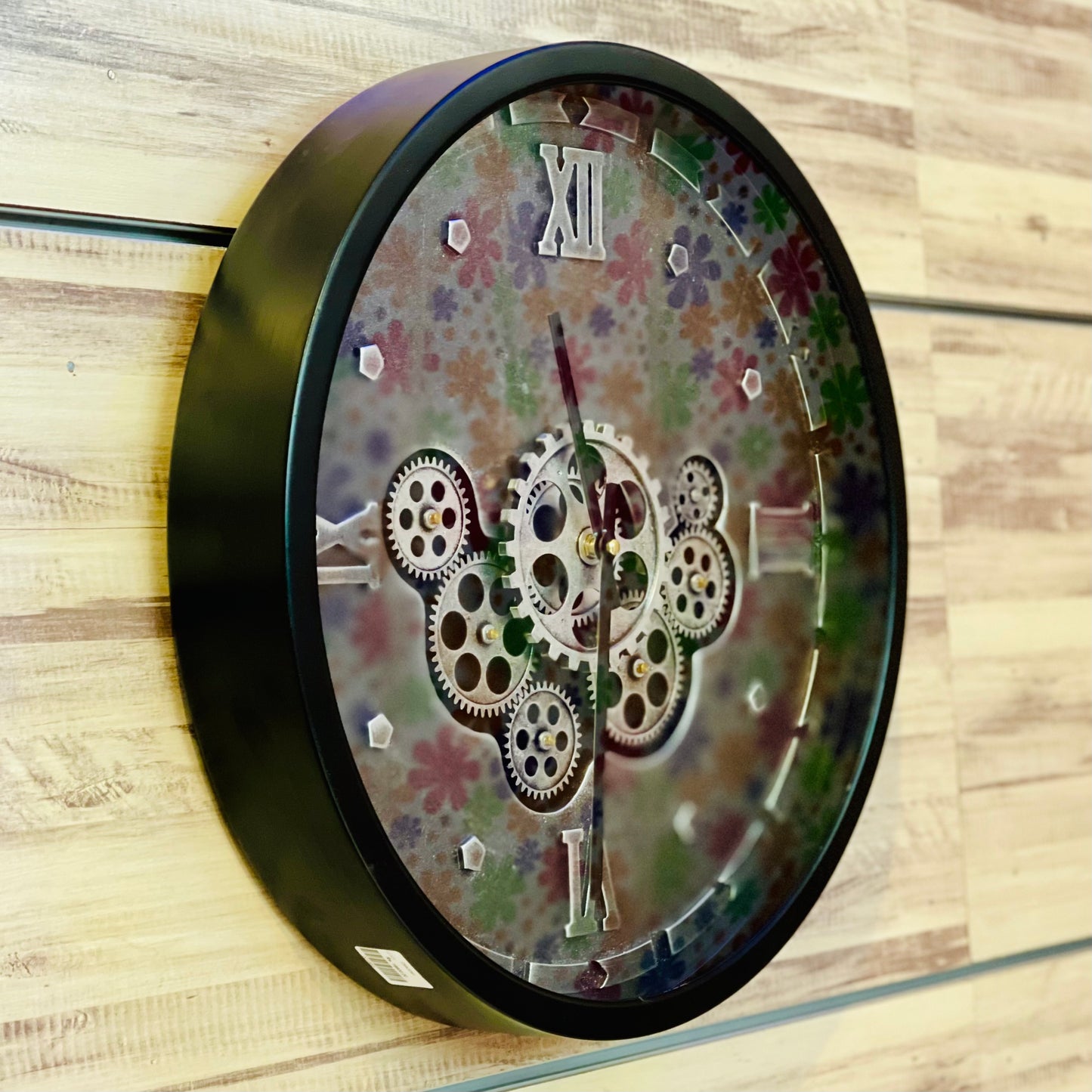 European Wall Clock Black