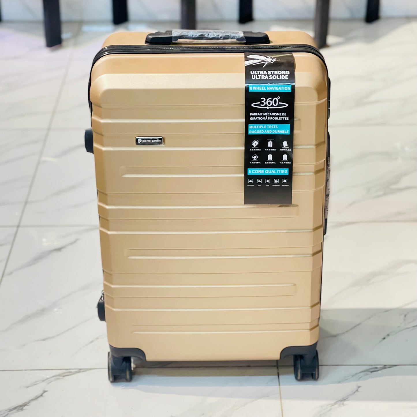 Luggage With 4 Spinner Wheels (3Pcs)