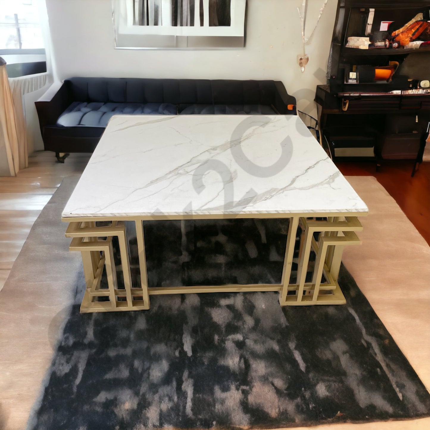 Luxury Center Table With UV Sheet