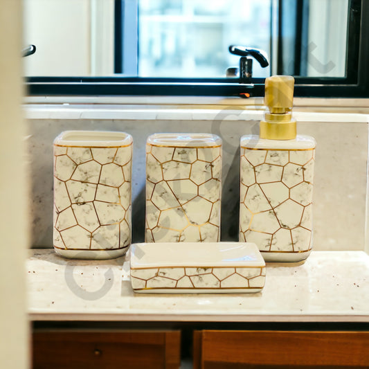 4pcs Ceramic Bath Set