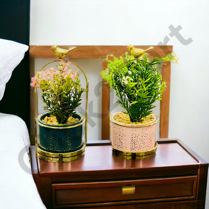 Mini Plant With Metal Stand