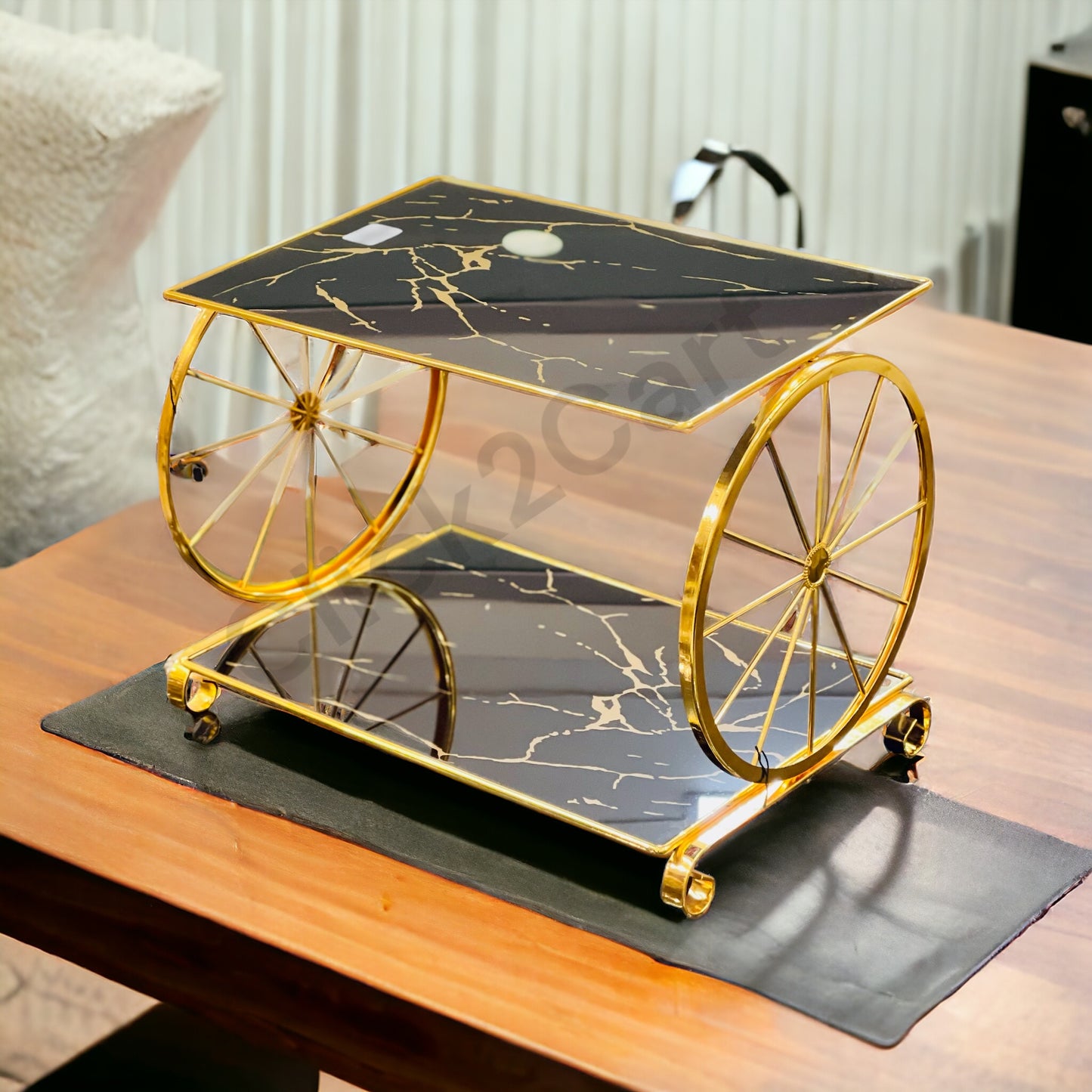 2 Tier Serving Stand and Platters Set
