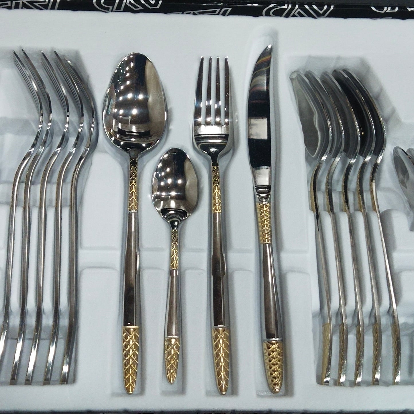 Ayd 24 Pcs Cutlery Set (Silver)