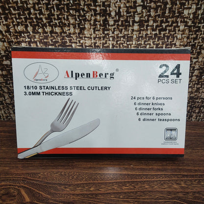 AlpenBerg 24 Pcs Cutlery Set