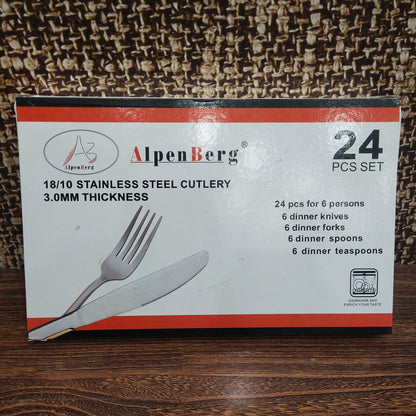 AlpenBerg 24 Pcs Cutlery Set