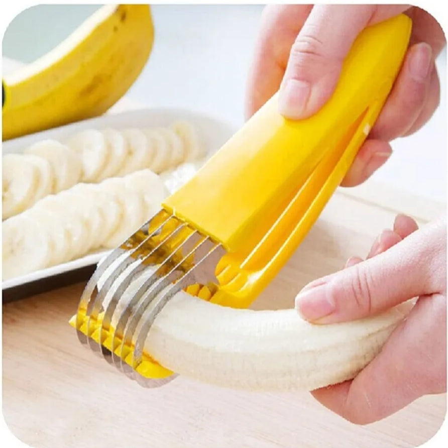 Stainless Steel Slicer Banana Cutter