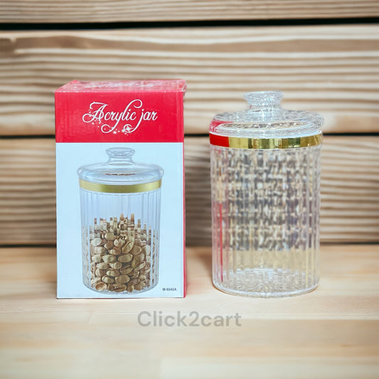 Acrylic Airtight Storage Jar