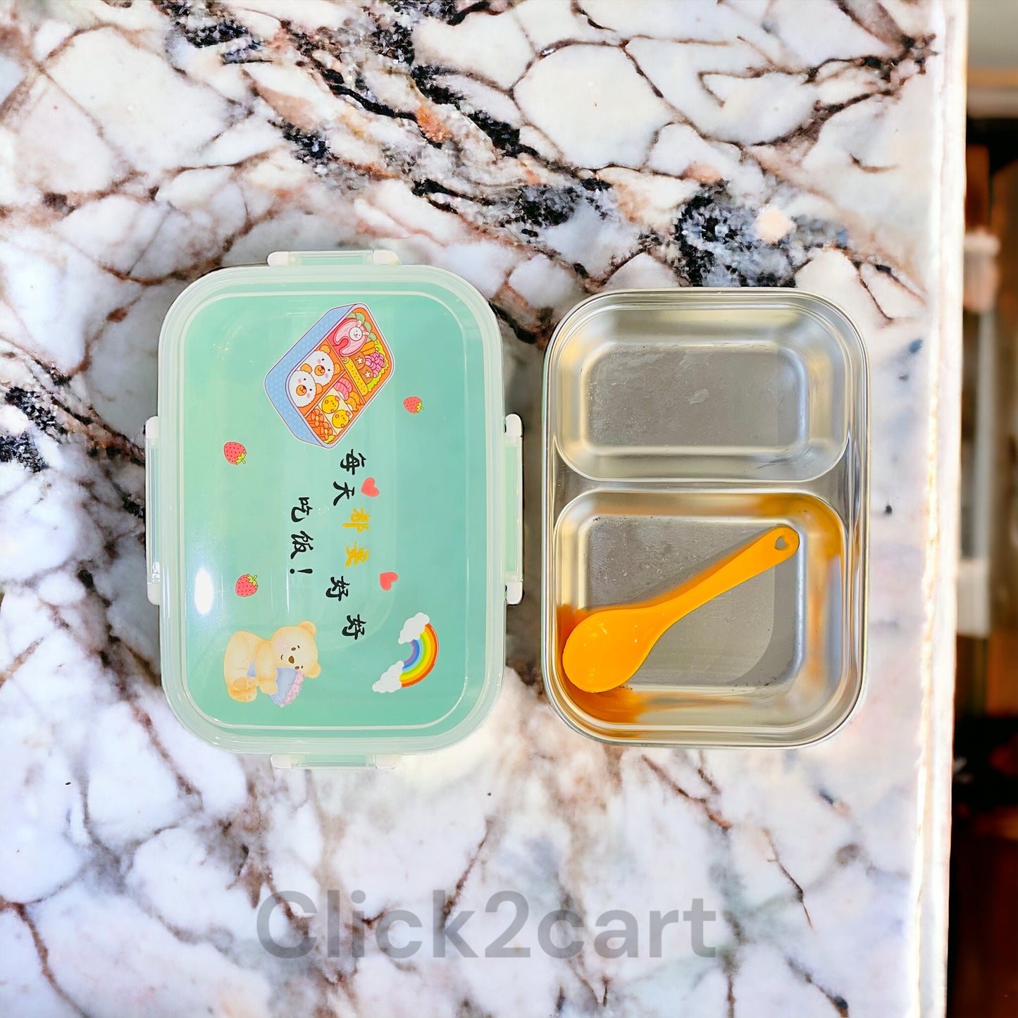 Lunch Box With Spoon