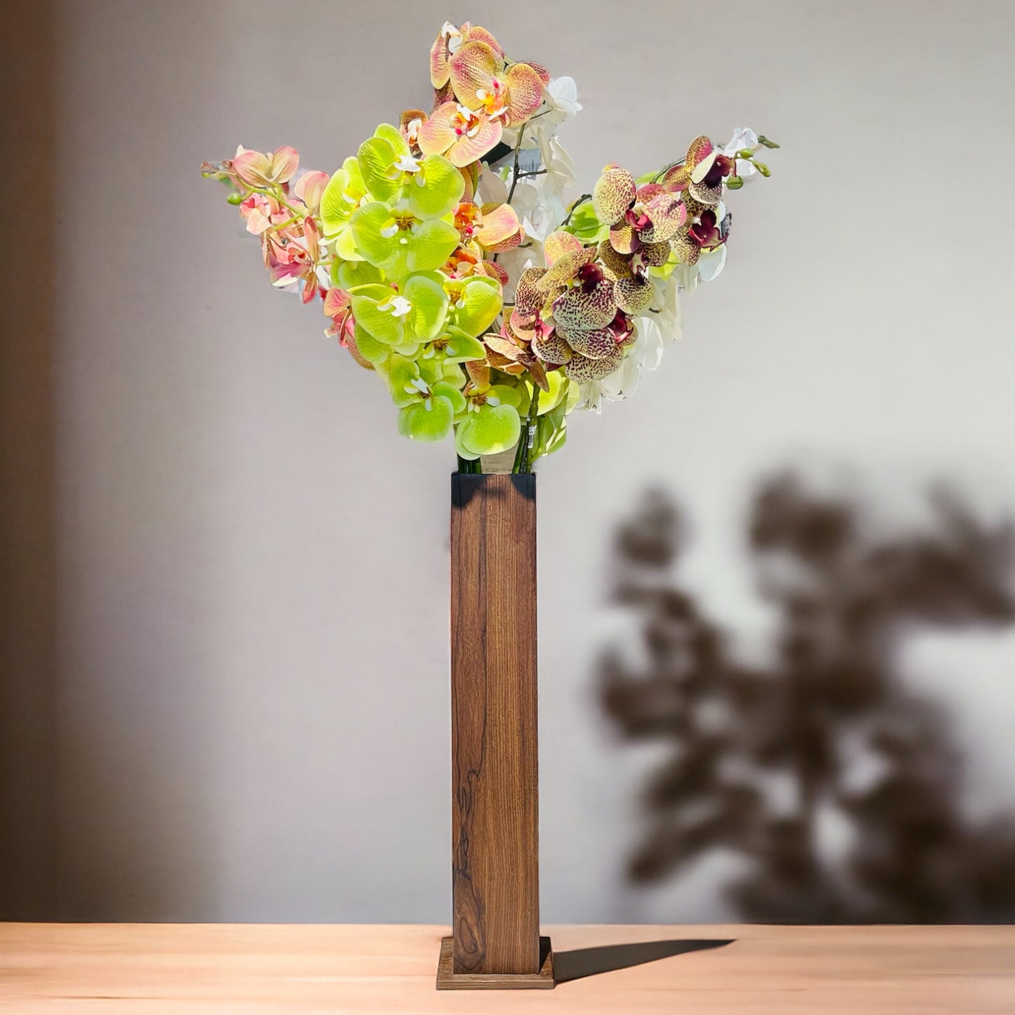 Wooden Flower Vase