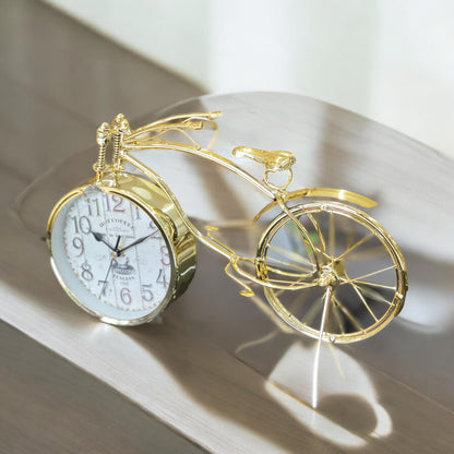 Metal Golden Cycle Clock