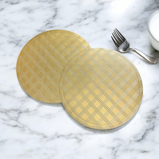 Golden Table Mat