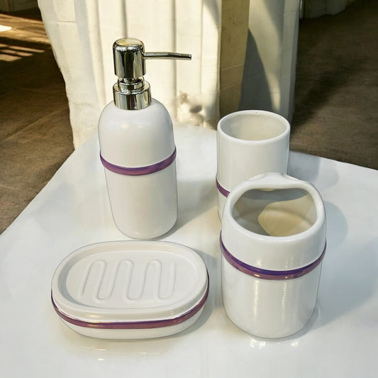 4pcs Ceramic Bath Set