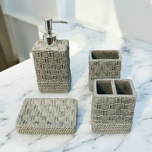 4pcs Ceramic Bath Set