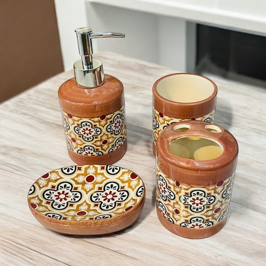 4pcs Ceramic Bath Set