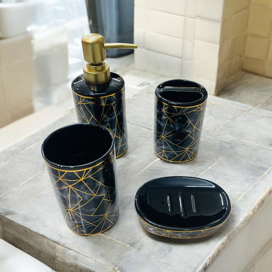 4pcs Ceramic Bath Set
