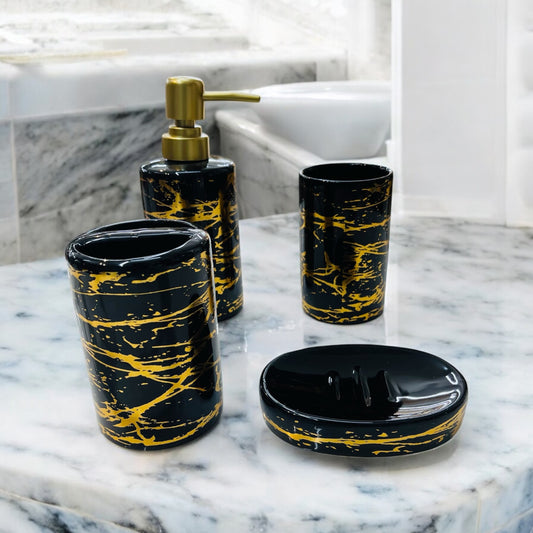 4pcs Ceramic Bath Set
