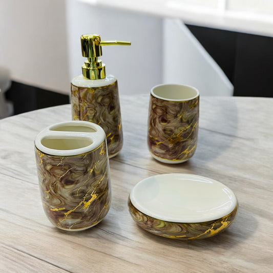 4pcs Ceramic Bath Set