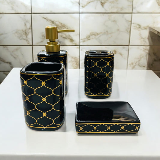 4pcs Ceramic Bath Set