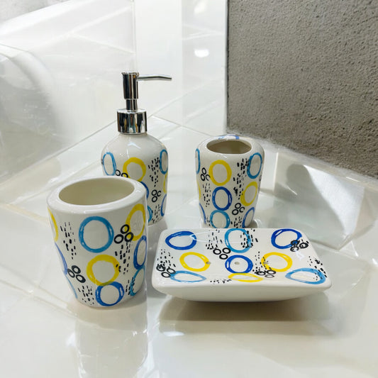 4pcs Ceramic Bath Set