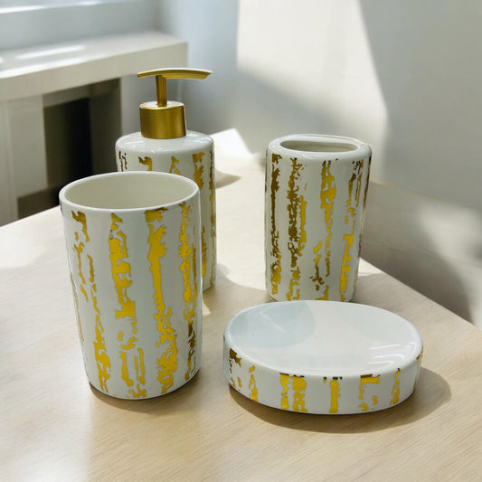 4pcs Ceramic Bath Set