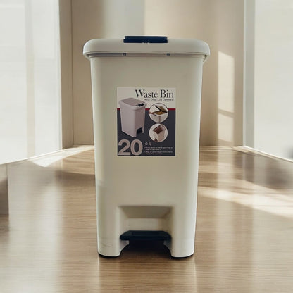 20 Litre Double Lid Push or Pedal Bin