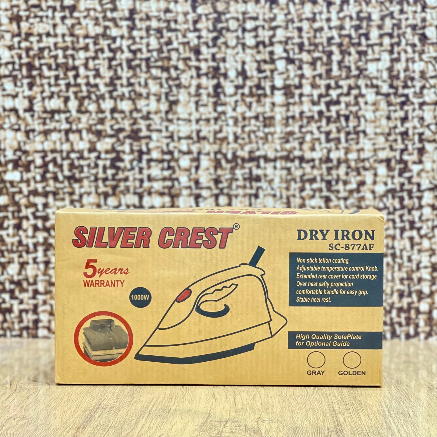 Silver Crest Dry Iron (SC-877)