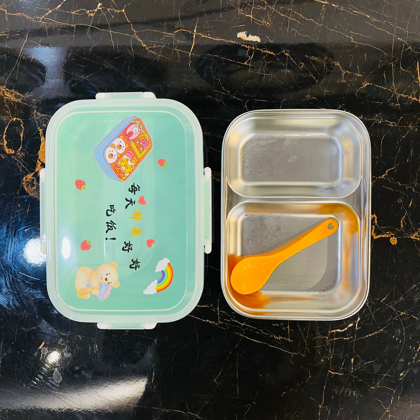 Lunch Box With Spoon