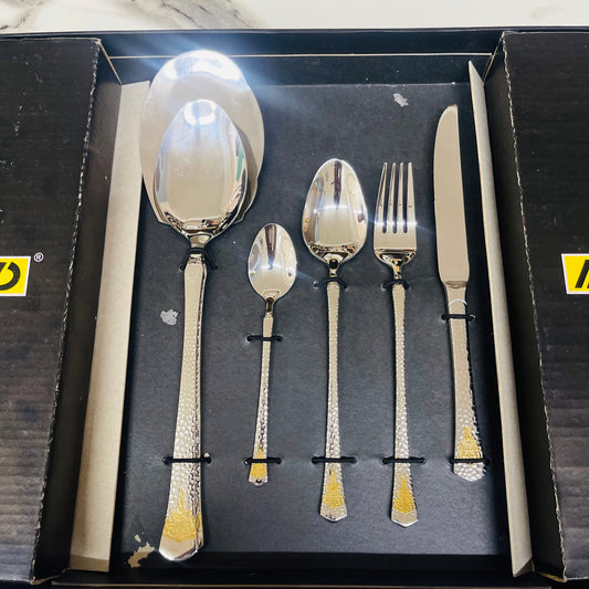 Ayd 36 Pcs Cutlery Set (silver&Golden)