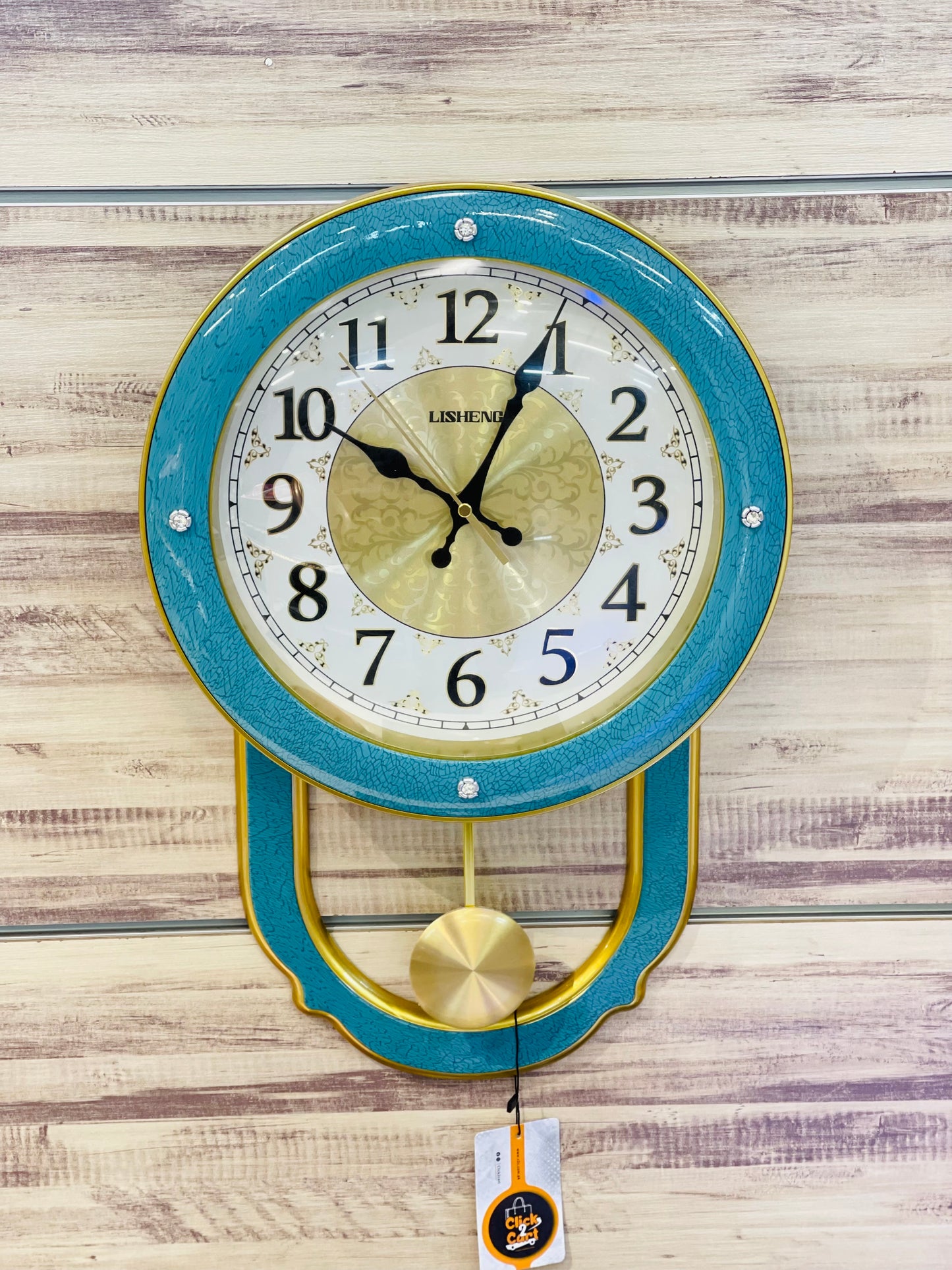 Retro Pendulum Wall Clock