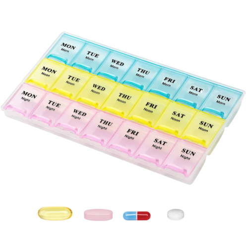 21 Days Medicine Storage Organizer