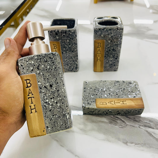 4pcs Ceramic Bath Set