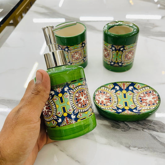 4pcs Ceramic Bath Set