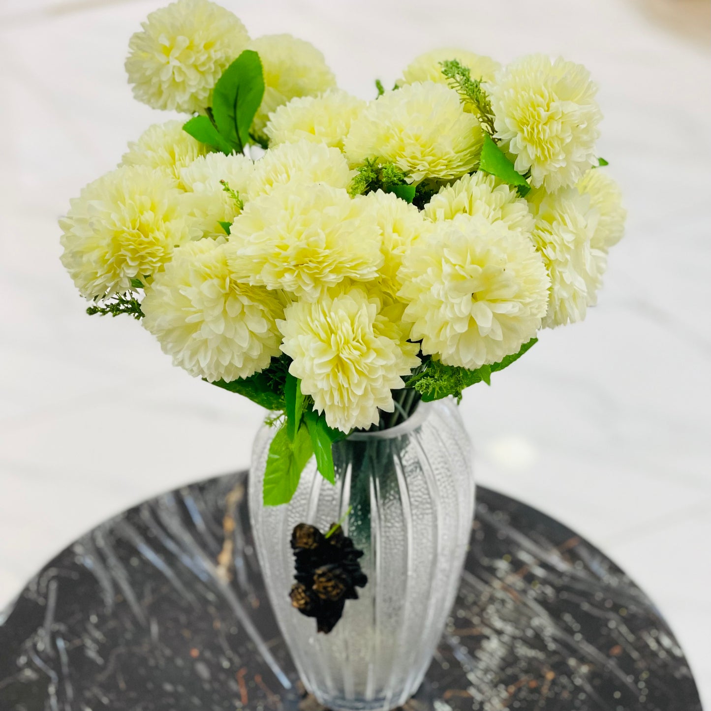 Artificial White Decorative Flower