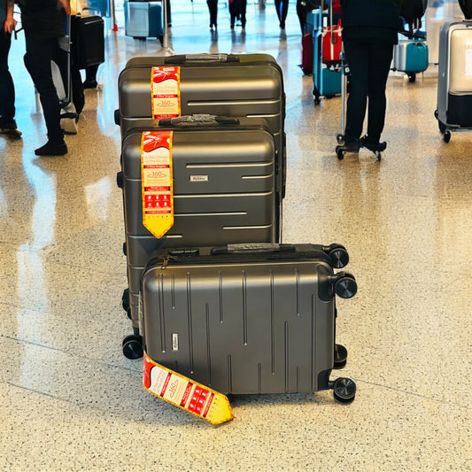 Luggage With 4 Spinner Wheels (GRAY)