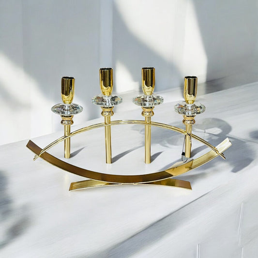 Metal Golden Candle Stand