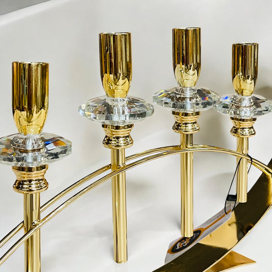 Metal Golden Candle Stand