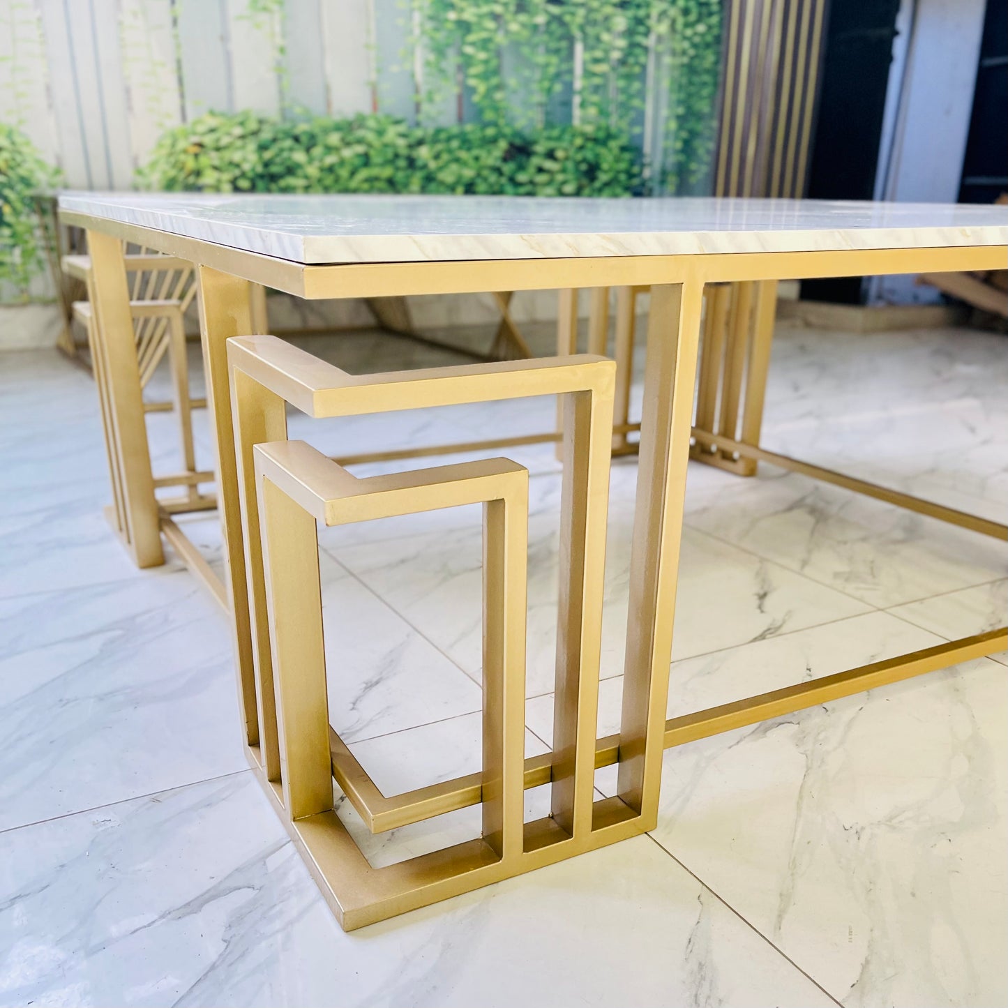 Luxury Center Table With UV Sheet