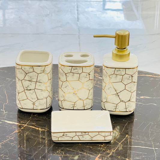 4pcs Ceramic Bath Set