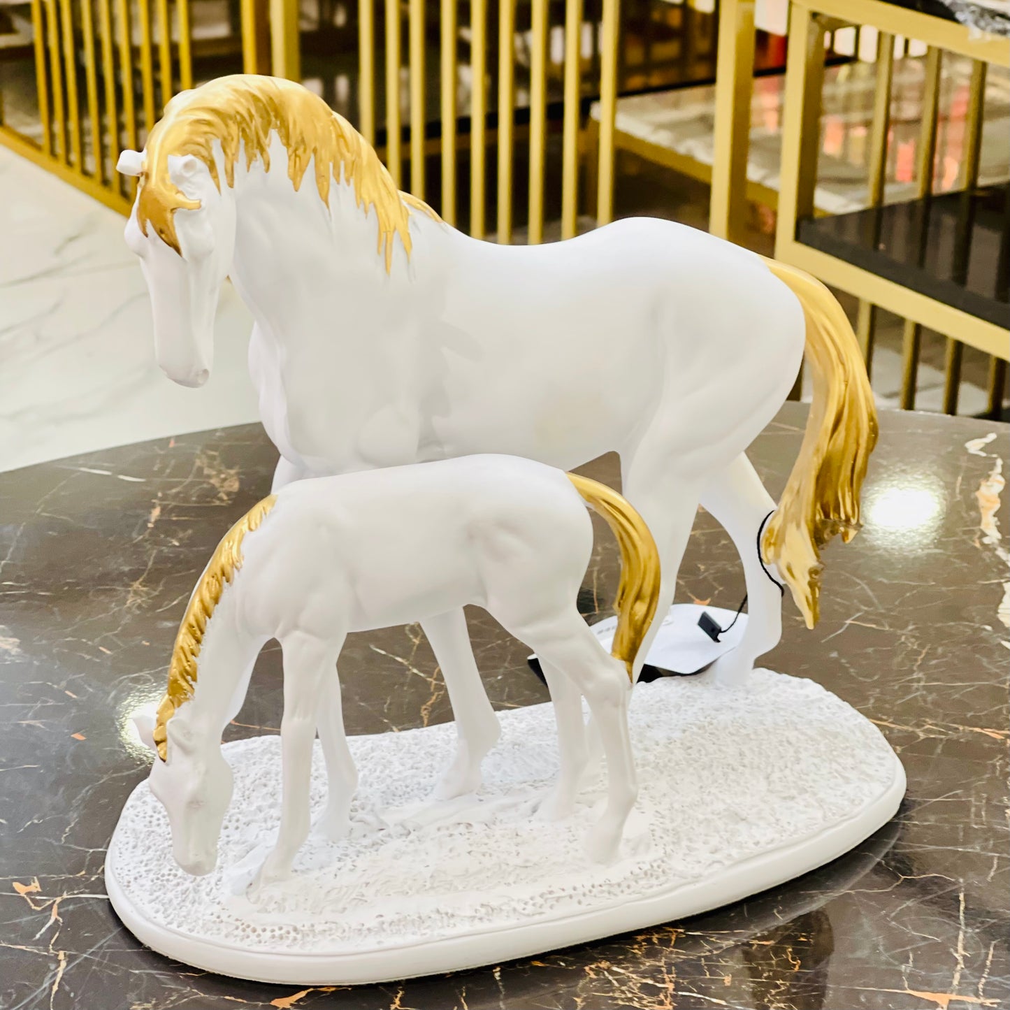 White  Horses Sculpture