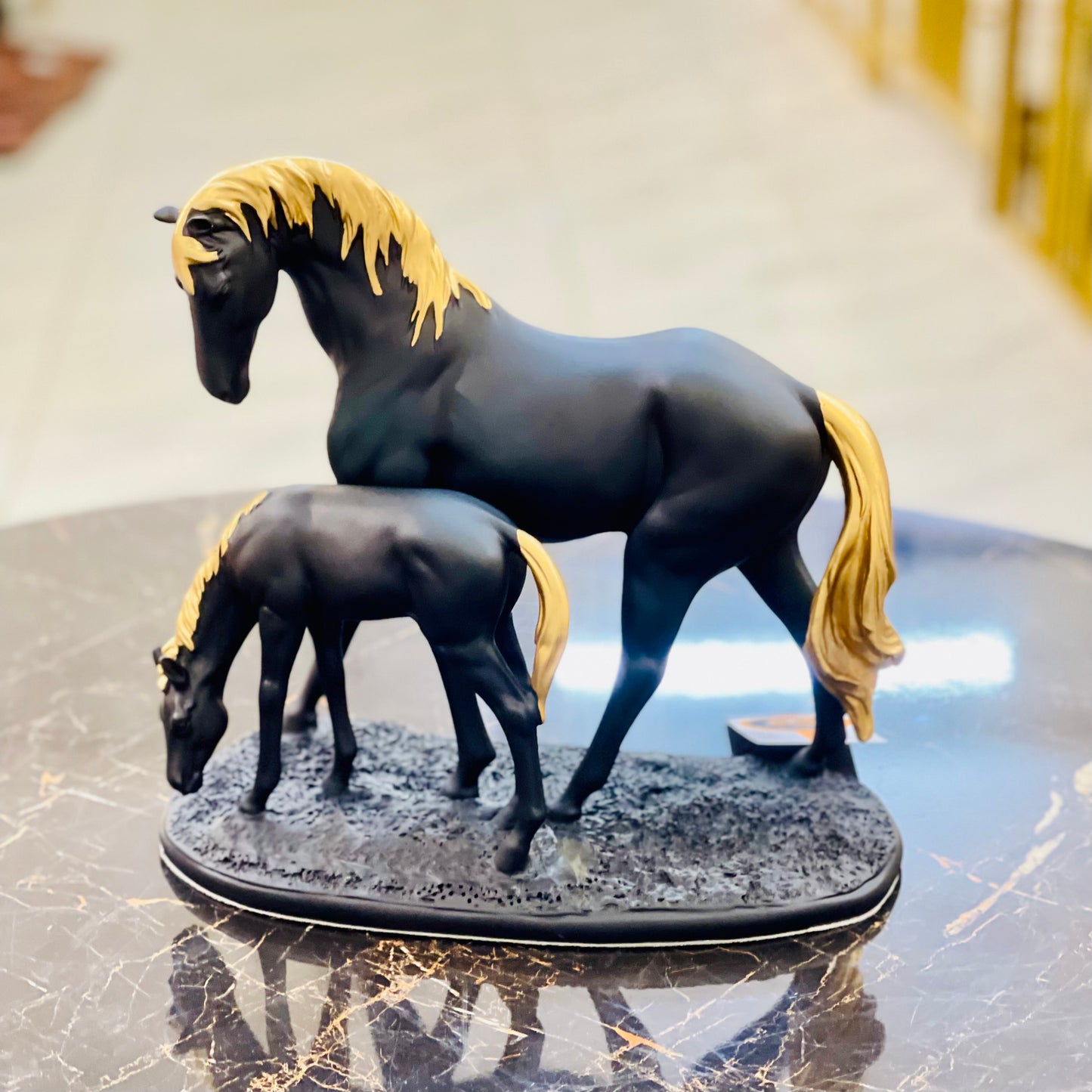 Black Horses Sculpture