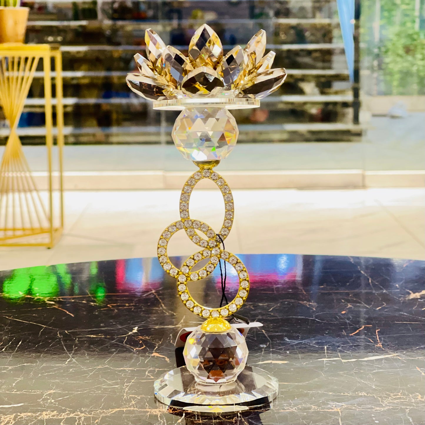 Cristal candle Stand
