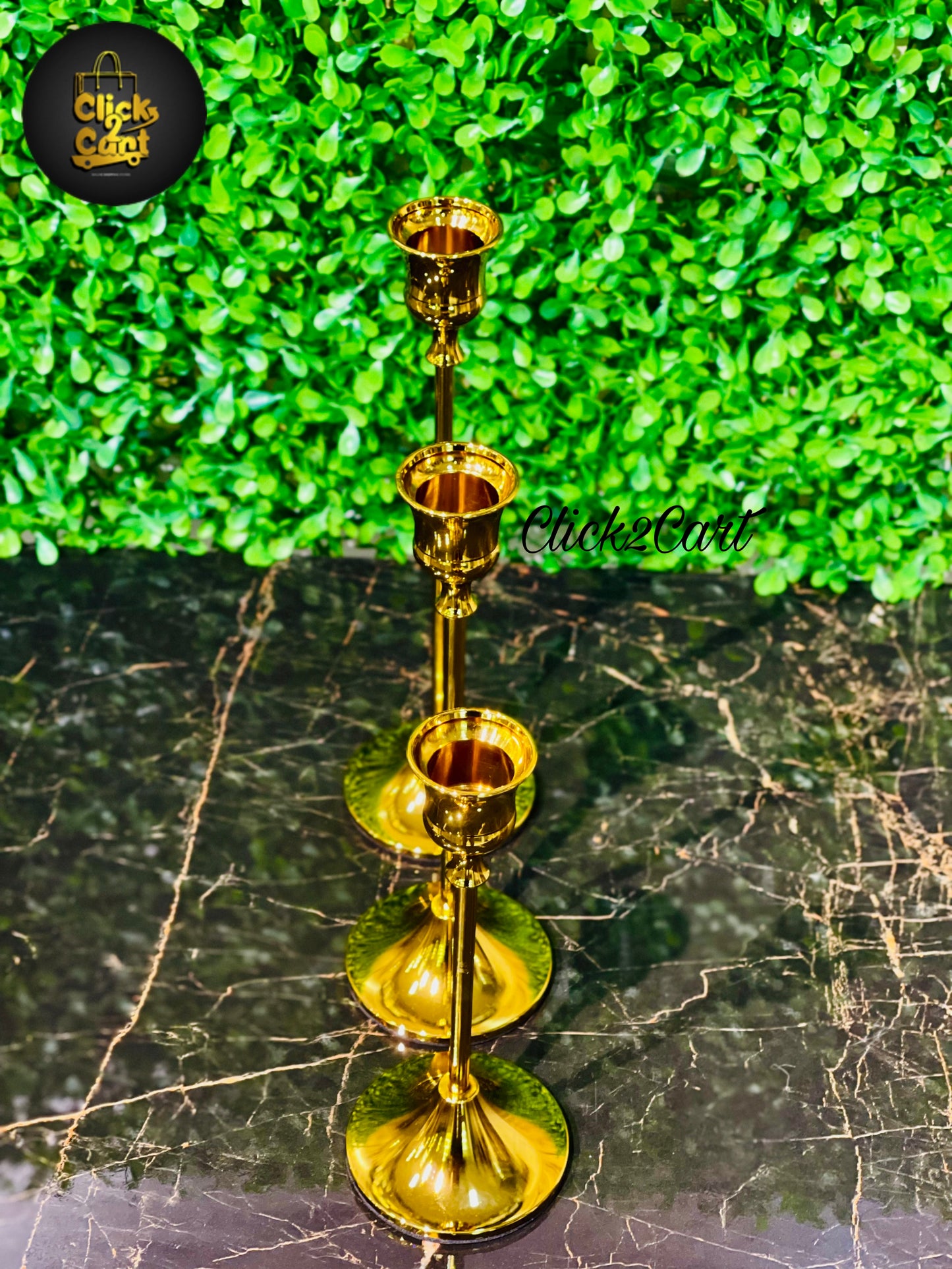 Luxury Brass Gold Candlestick Holder Stand