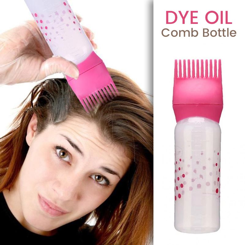 Hair Comb Oil Bottle