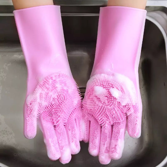 Multifunction Silicone  Cleaning Gloves