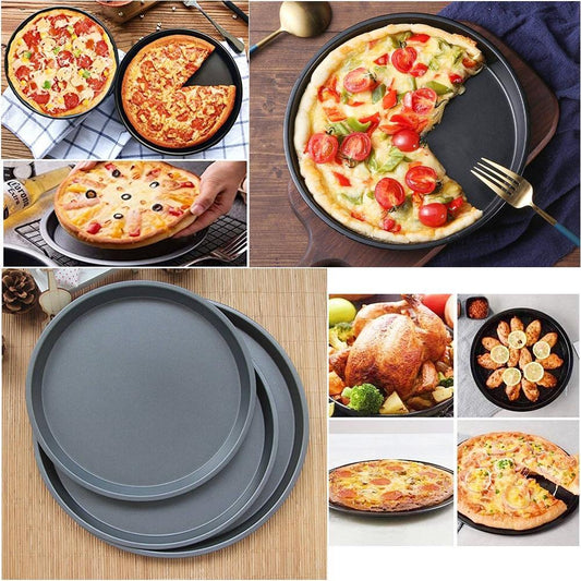 3pcs pizza pan set - Click 2Cart