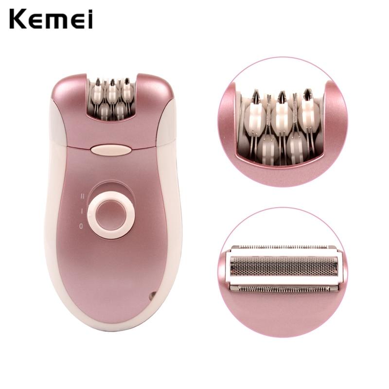 Original Kemei 2 In 1 Electric Rechargeable Woman Epilator - Click 2Cart