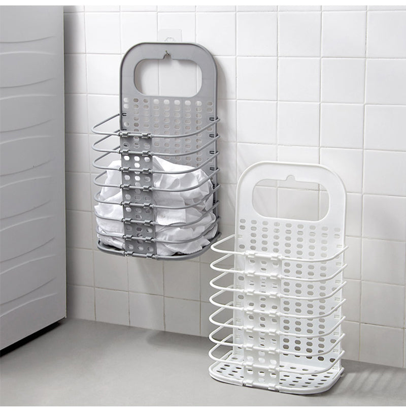 Foldable Laundry Basket Wall-Mounted